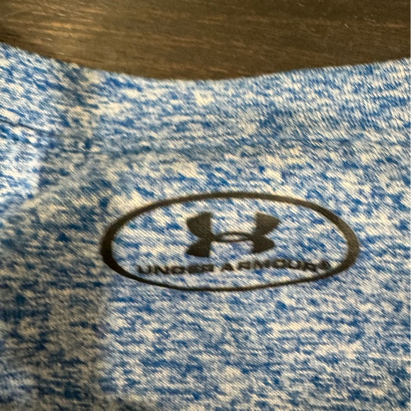Under Armour Toddler baby boys tshirt Blue Logo Size 24M - Picture 3 of 4